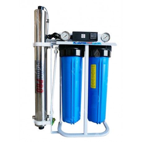 Système de filtration d'eau de puits Big Blue 20'' avec stérilisateur UV