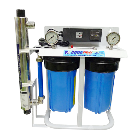 Système de filtration d'eau de puits Big Blue 10'' avec stérilisateur UV