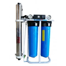 Système de filtration d'eau de puits Big Blue 20'' avec stérilisateur UV